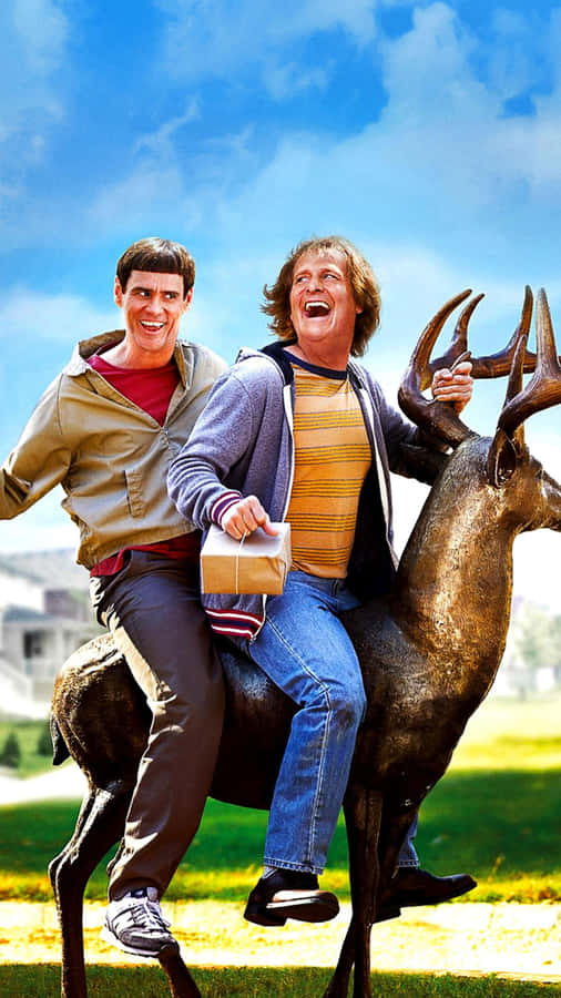 Dumband Dumber Deer Scene Wallpaper