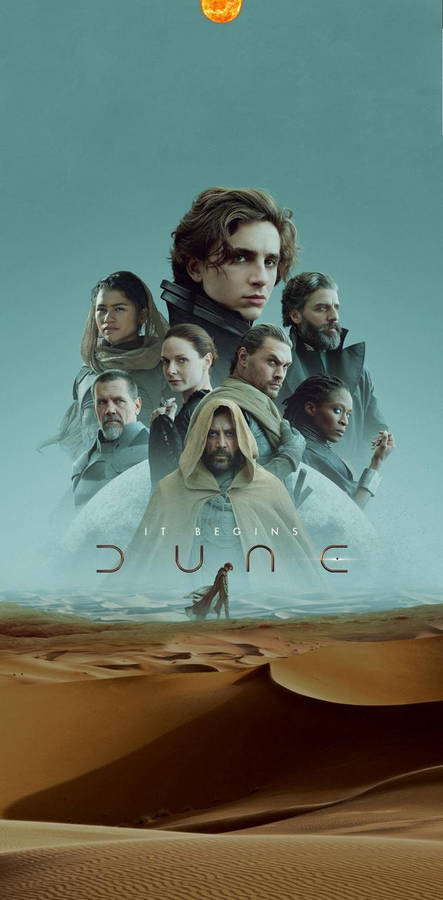 Dune 2021 Main Cast Movie Poster Wallpaper