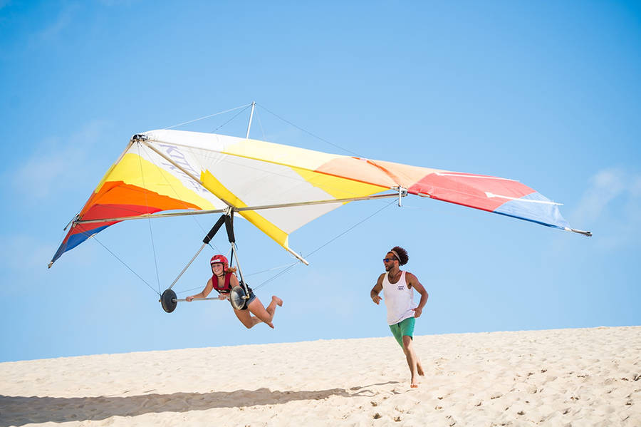 Dune Hang Gliding Jockey's Ridge State Park Wallpaper