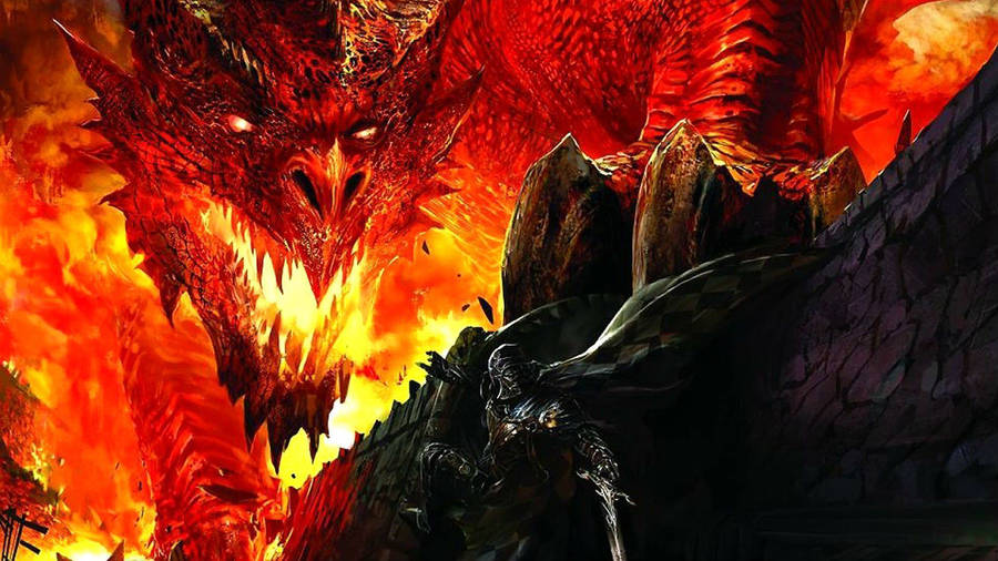 Dungeons And Dragons Fire Dragon Wallpaper