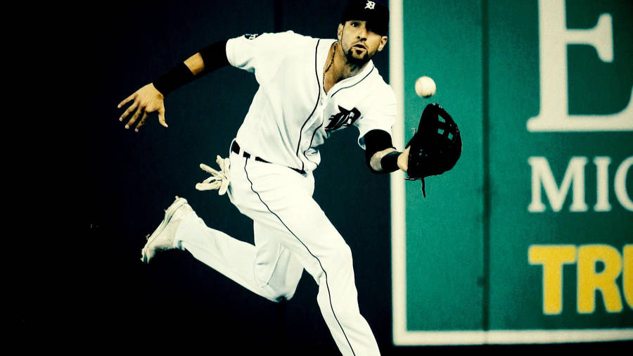 Dynamic Baseball Star, Nick Castellanos Wallpaper