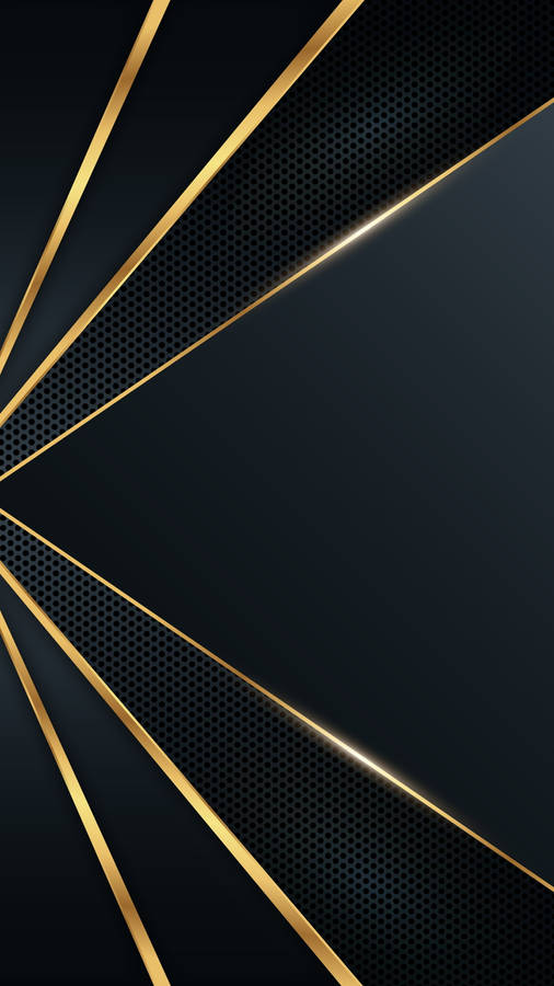 Dynamic Black And Gold Iphone Wallpaper