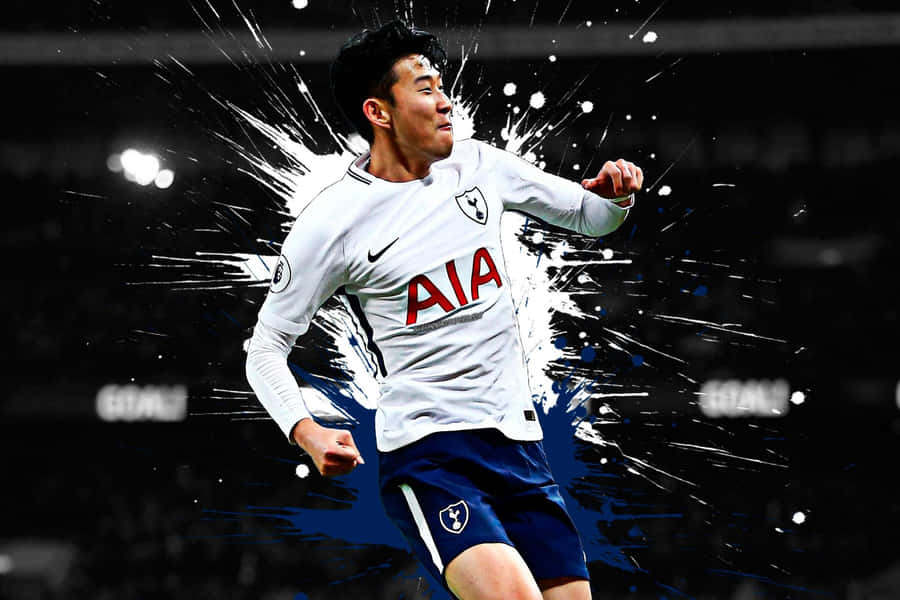 Dynamic Soccer Playerin Action Wallpaper