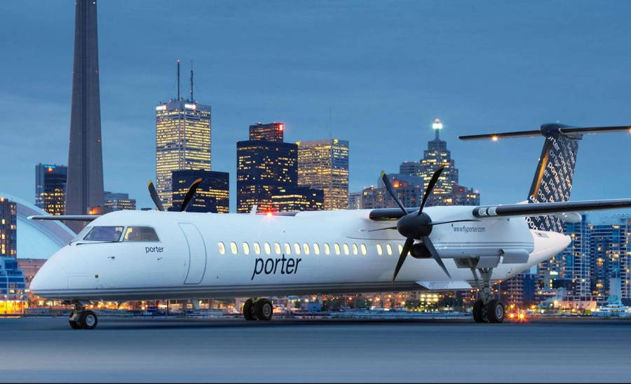 E195-e2 Porter Airlines Wallpaper