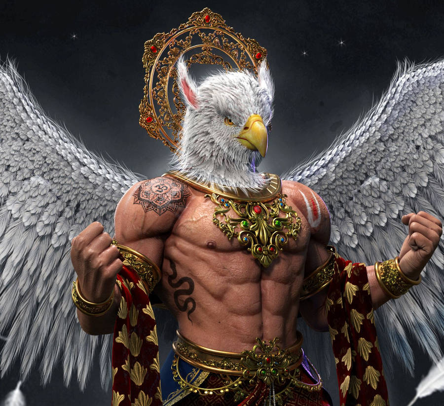 Eagle-headed Garuda Wallpaper