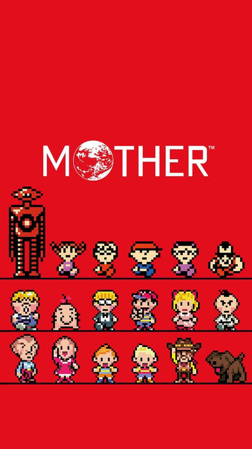 Earthbound Mother Logo Fan Art Wallpaper