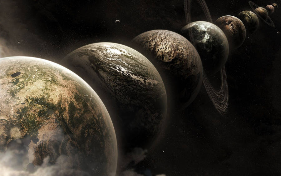 Earths In A Multiverse Wallpaper