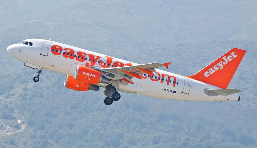 Easyjet Forest Plane Wallpaper