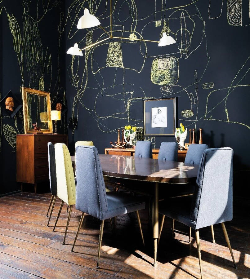 Eccentric Wall Drawings Wallpaper