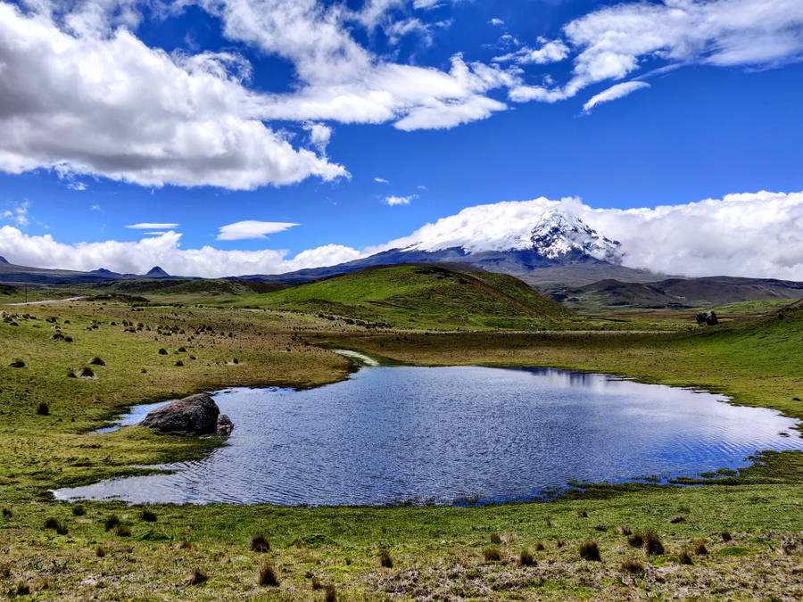 Ecuador Cotopaxi Prairie Wallpaper