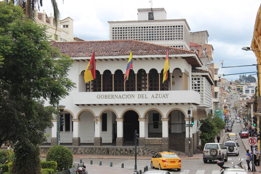 Ecuador Cuenca Government Office Wallpaper