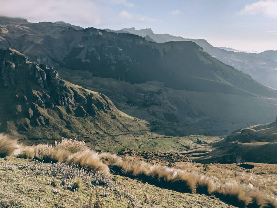 Ecuador Simiátug Mountains Wallpaper