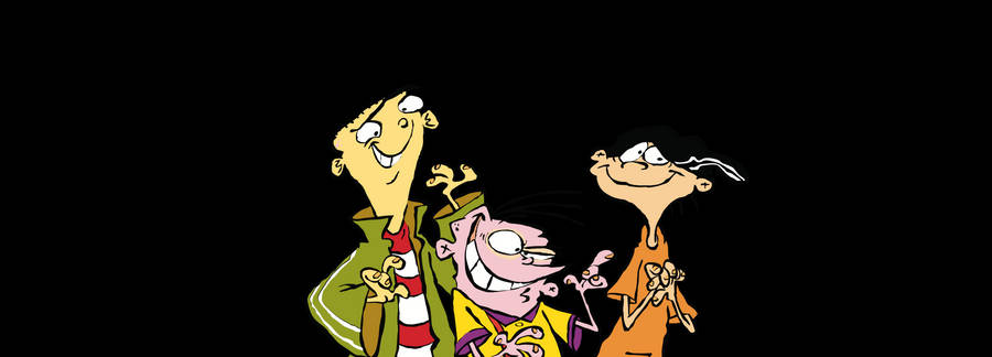 Ed Edd Eddy White Backdrop Wallpaper