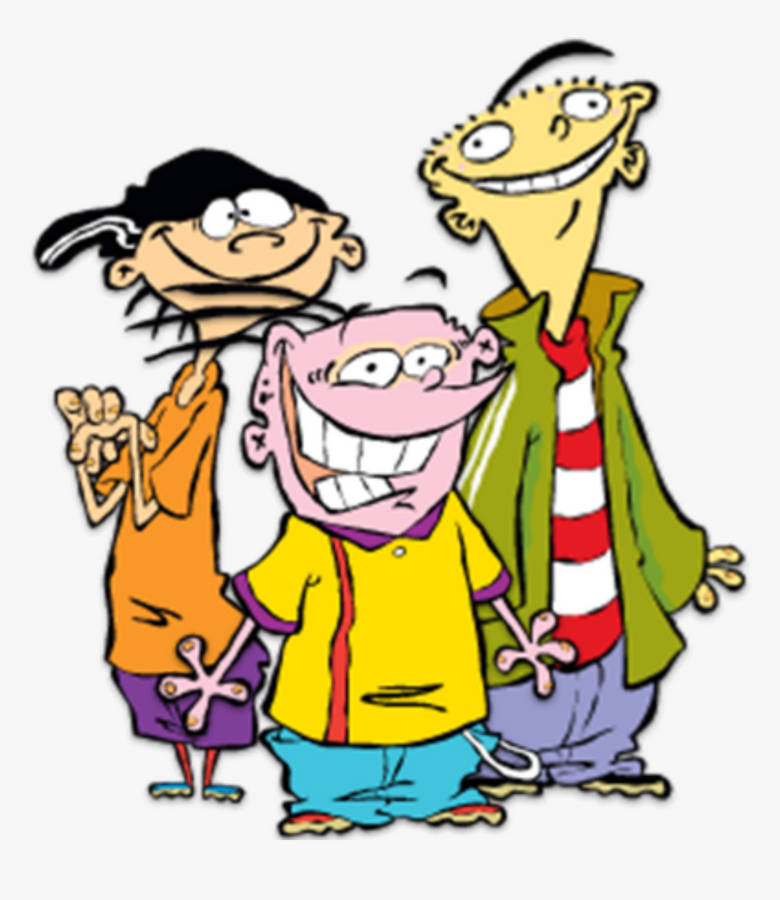 Ed Edd Eddy White Background Wallpaper