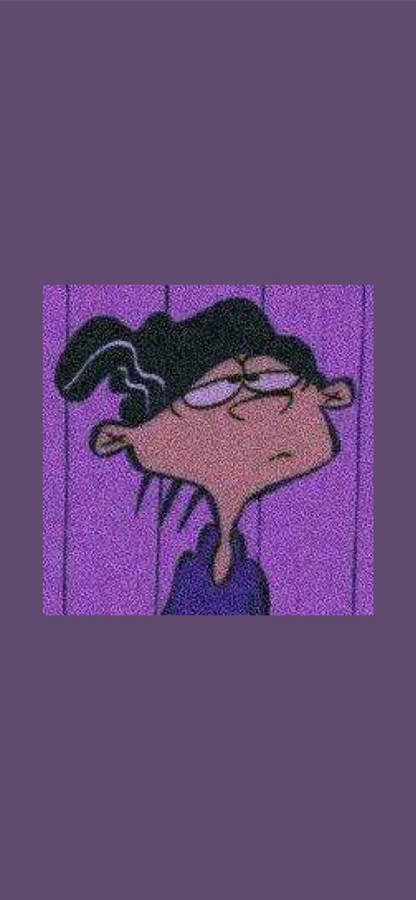 Ed Edd N Eddy Purple Aesthetic Wallpaper