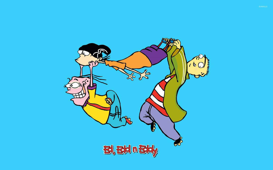 Ed Edd N Eddy Quirky Poster Wallpaper