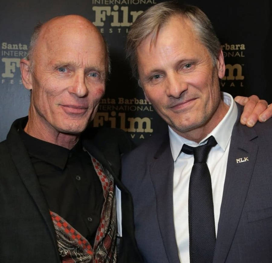 Ed Harris And Viggo Mortensen International Film Festival Wallpaper