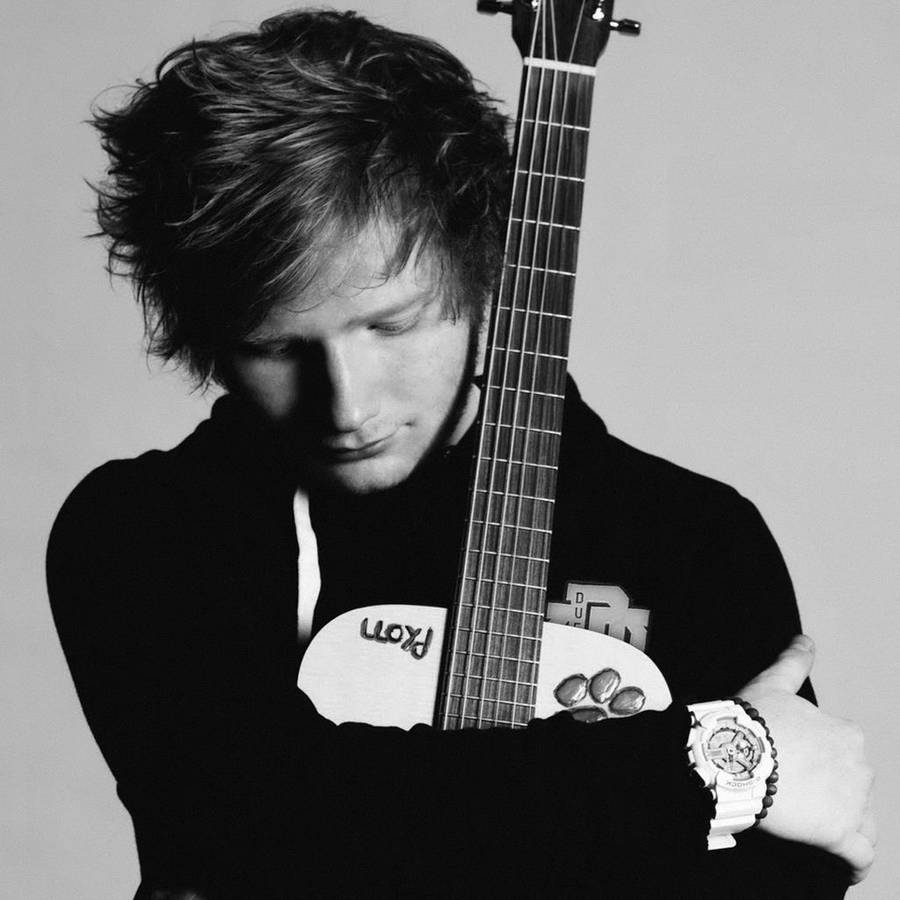 Ed Sheeran And His Guitar Wallpaper