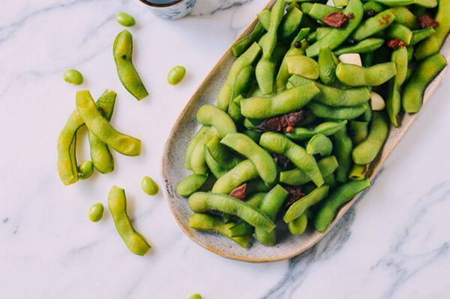 Edamame Beans Appetizer Wallpaper