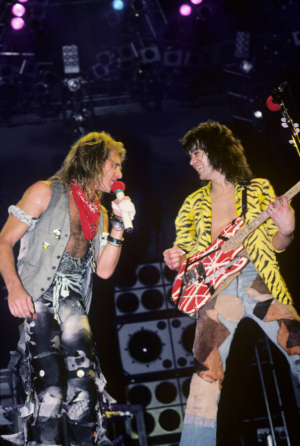 Eddie Van Halen David Lee Roth Wallpaper