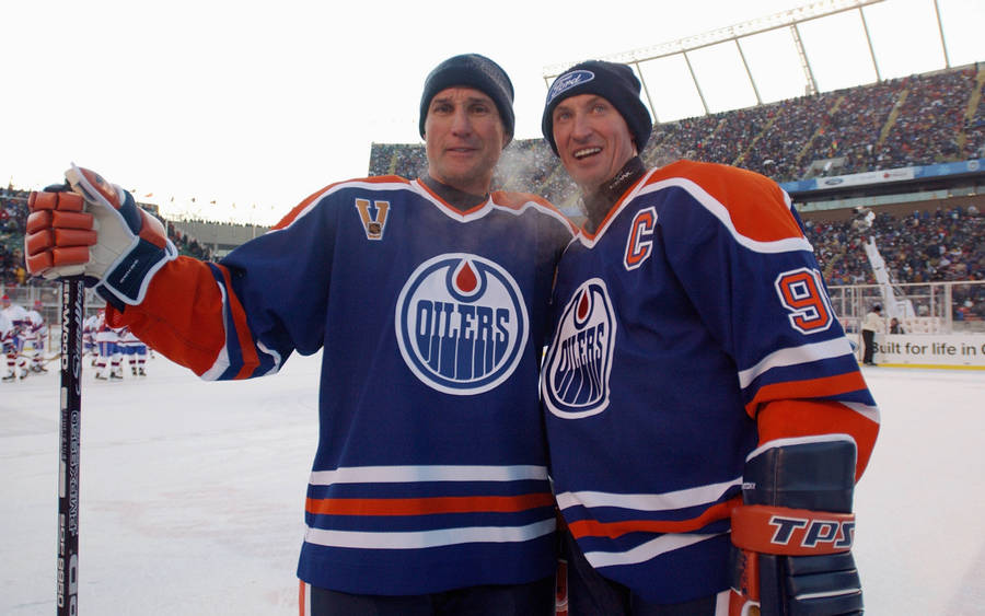 Edmonton Oilers Coffey And Gretzky Wallpaper