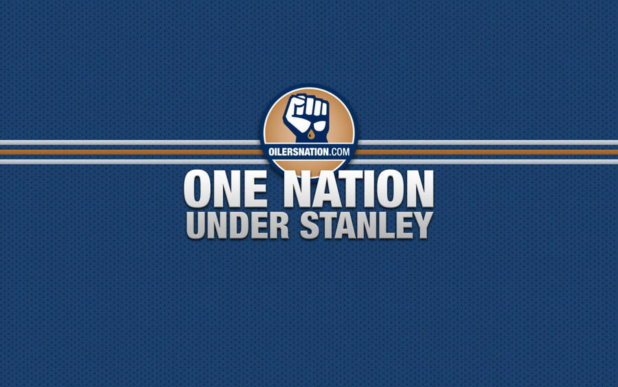Edmonton Oilers One Nation Wallpaper