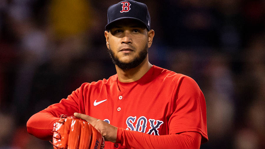 Eduardo Rodriguez Red Uniform Wallpaper