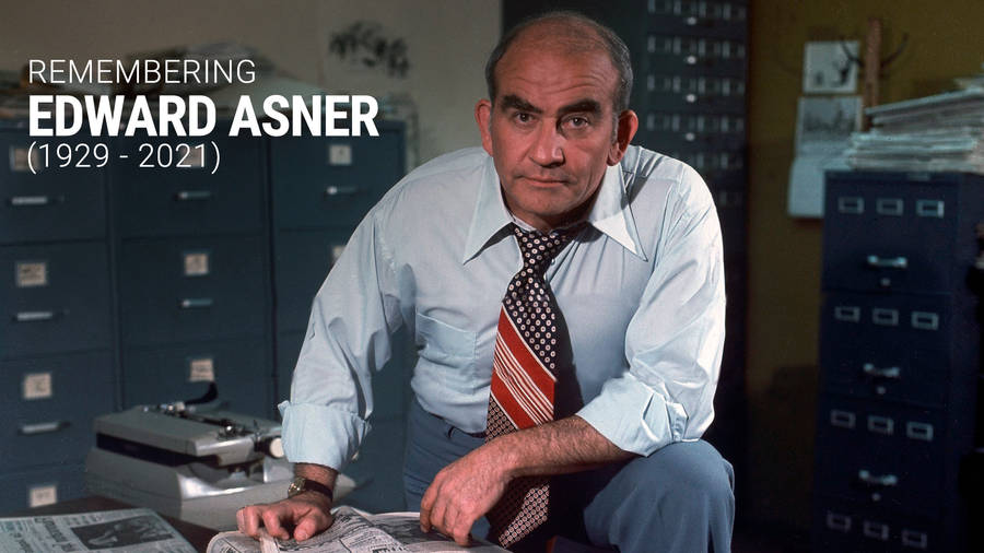 Edward Asner Memorial Poster Wallpaper