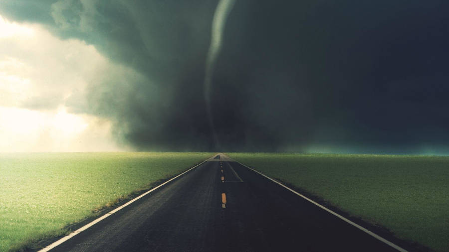 Eerie Small Rope Tornado Wallpaper