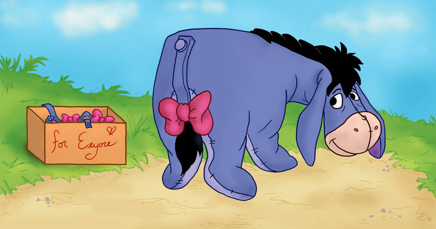 Eeyore Tail Box Wallpaper