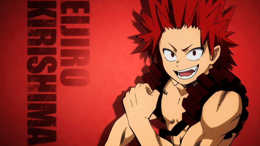 Eijiro Kirishima Anime Poster Wallpaper