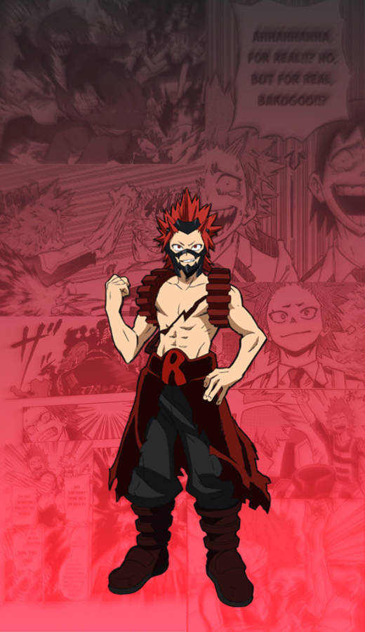 Eijiro Kirishima Comic Fan Art Wallpaper