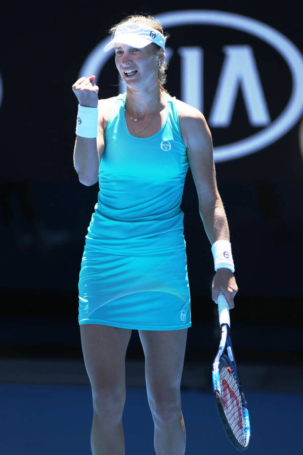 Ekaterina Makarova Fist Pump Wallpaper