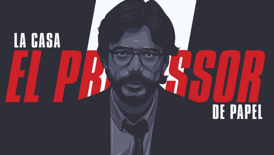 El Professor Money Heist 4k Wallpaper