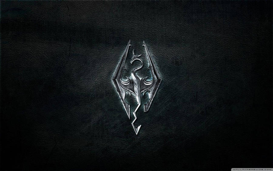 Elder Scrolls Skyrim Logo Wallpaper