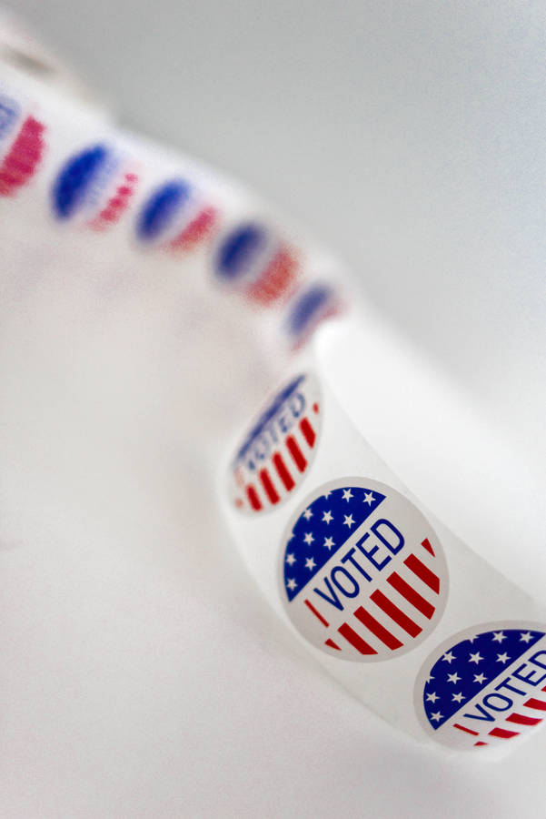 Election I Voted Sticker Wallpaper