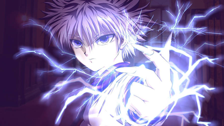 Electric Powers Killua Aesthetic Wallpaper