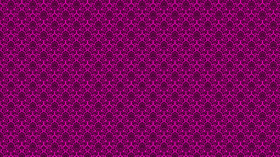 Elegant Hot Pink Damask Pattern Wallpaper Wallpaper