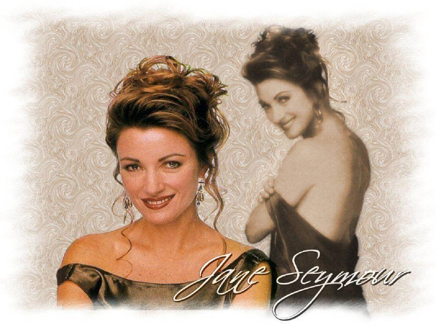 Elegant Jane Seymour In A Sophisticated Attire Wallpaper