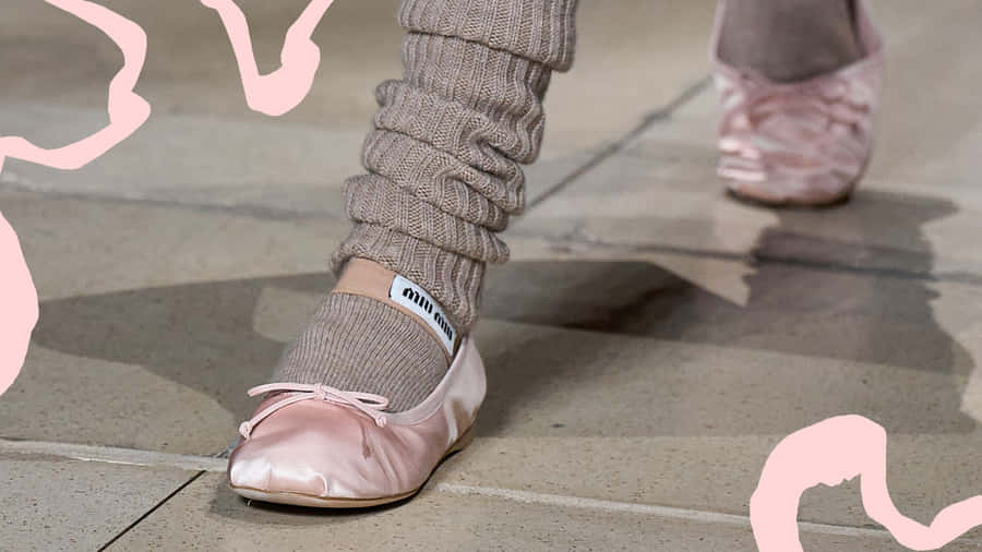 Elegant Miu Miu Ballet Flats Wallpaper