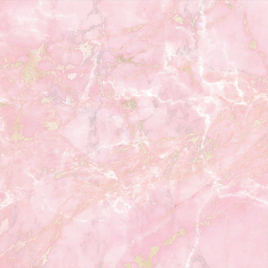 Elegant Pink Marble Texture With Gold Dust Wallpaper