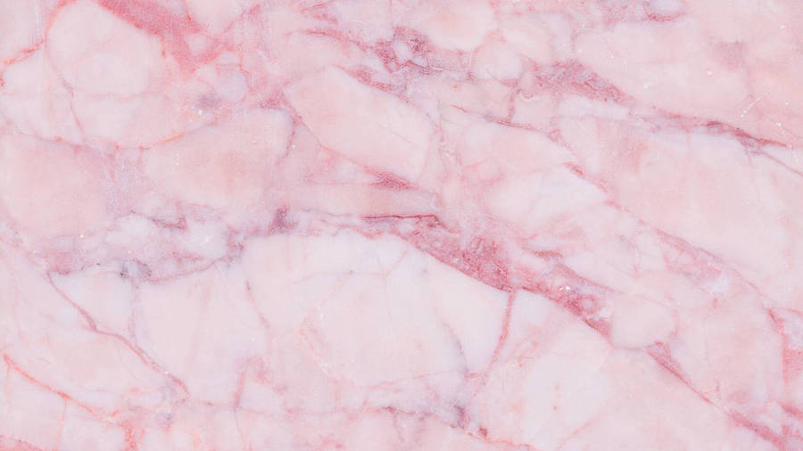 Elegant Pink Marble With Subtle Crack Patterns Wallpaper