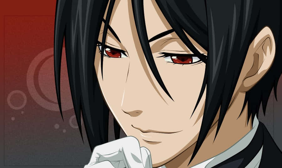 Elegant Sebastian Michaelis Posed For Action Wallpaper