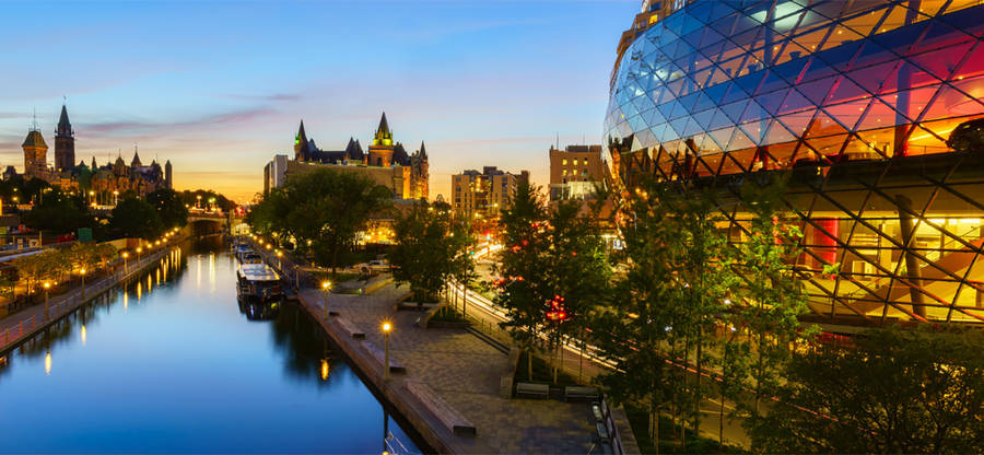 Elegant Shaw Centre In Ottawa, Canada Wallpaper