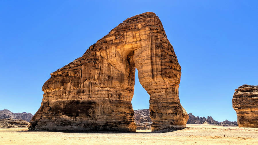 Elephant Rock In Saudi Arabia Wallpaper