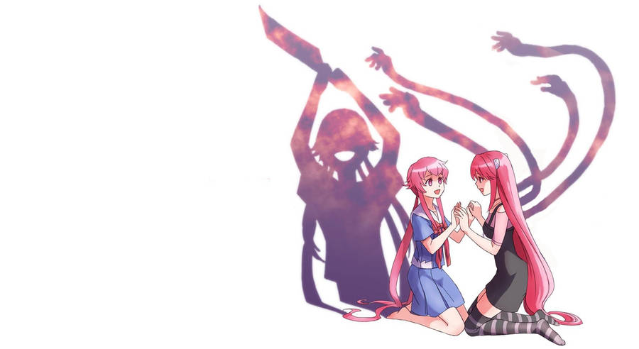 Elfen Lied X Mirai Nikki Wallpaper