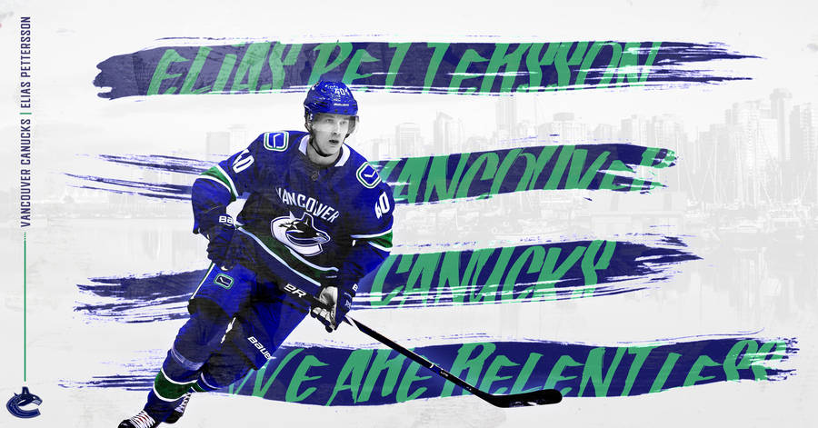 Elias Pettersson Vancouver Canucks Poster Wallpaper