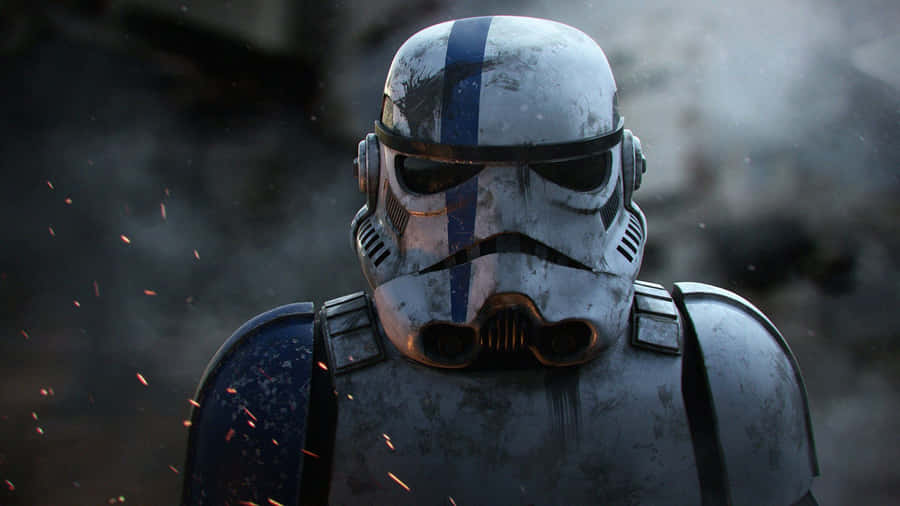 Elite Clone Troopers Stand Ready For Battle Wallpaper