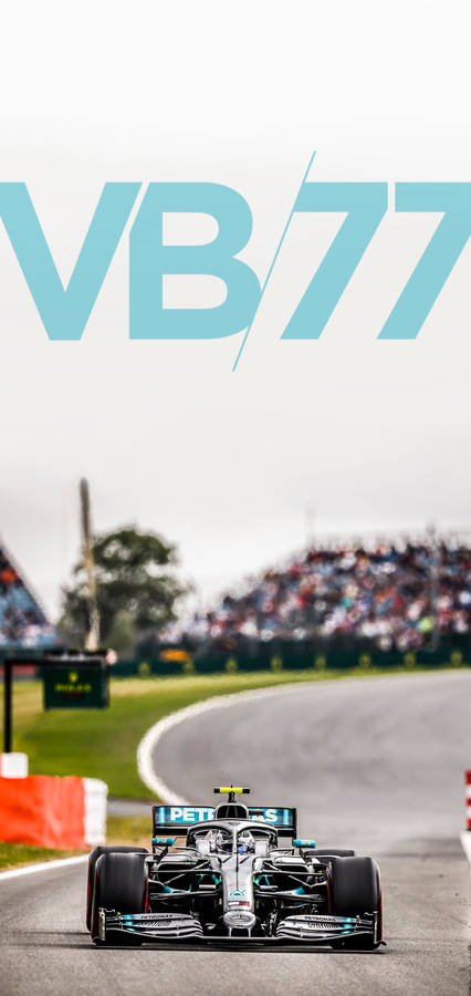 Elite Racer Valtteri Bottas In Action Wallpaper