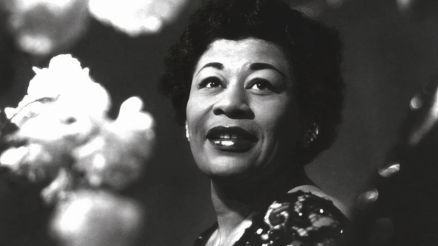 Ella Fitzgerald Looking Away Wallpaper